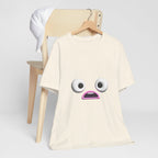 Shocked Face Expression Emoji Face Cute T-Shirt — Funny Minimal Mood Graphic Tee
