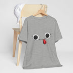 Cute Silly Emoji Face T-Shirt — Minimal Cute Graphic Tee