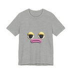 Unimpressed Mood Face T-Shirt – Funny Minimalist Graphic Tee Face