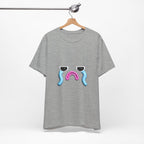 Sad but cute Emoji Face T-Shirt — Minimal Relatable Aesthetic Graphic Tee
