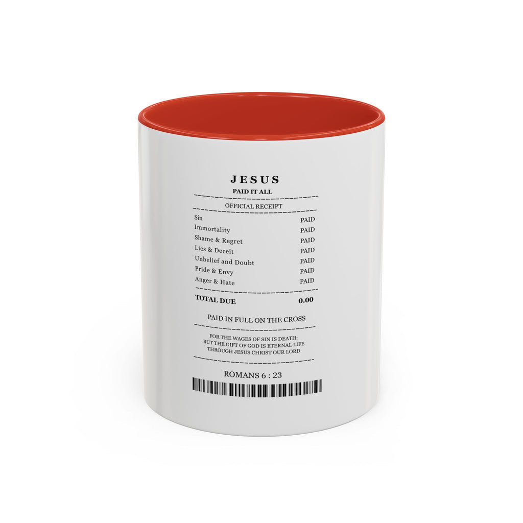 Jesus 'Paid in Full' Coffee Mug (11/15oz) | Faith Based Coffee Mug