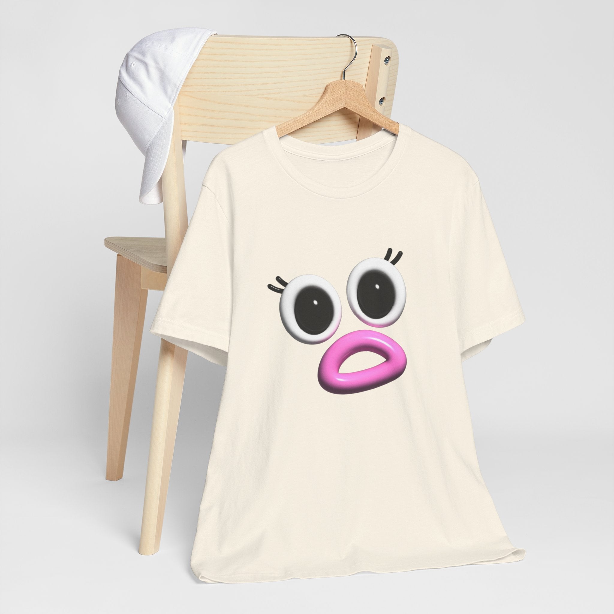 OMG Speechless Face T-Shirt – Funny Shocked Reaction Mood Tee