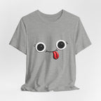 Cute Silly Emoji Face T-Shirt — Minimal Cute Graphic Tee