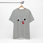 Cute Silly Emoji Face T-Shirt — Minimal Cute Graphic Tee