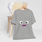 Shocked Face Expression Emoji Face Cute T-Shirt — Funny Minimal Mood Graphic Tee