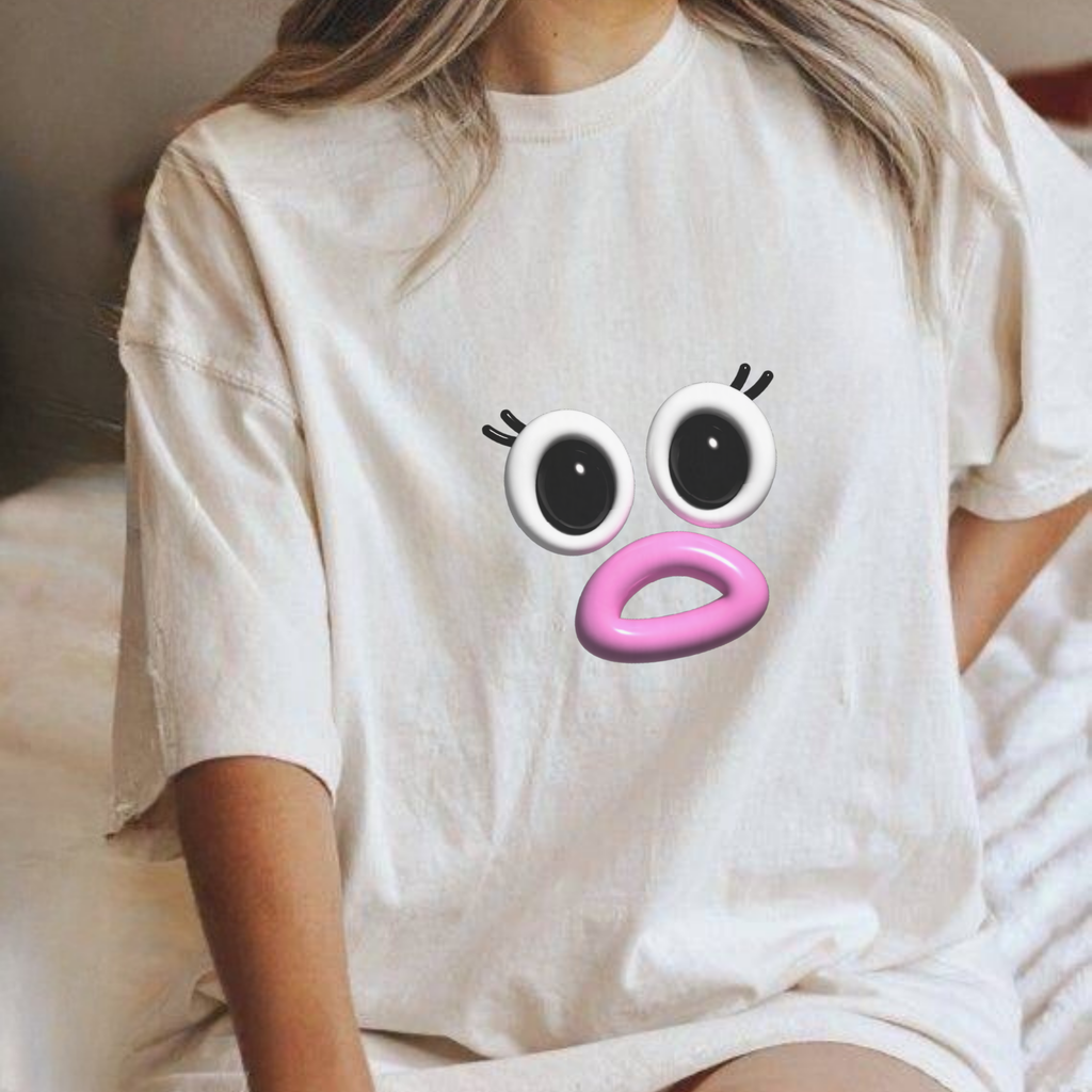OMG Speechless Face T-Shirt – Funny Shocked Reaction Mood Tee
