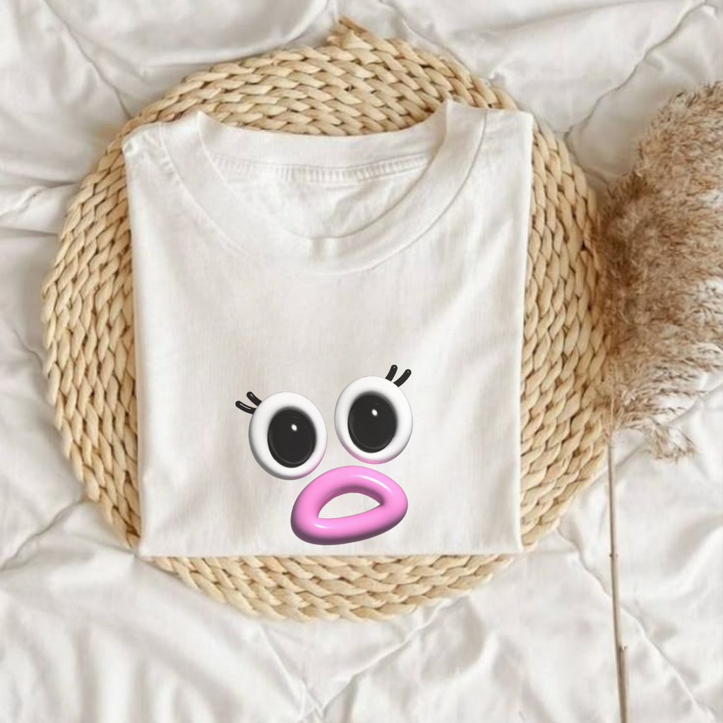 OMG Speechless Face T-Shirt – Funny Shocked Reaction Mood Tee