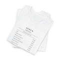 Jesus Receipt  Minimal T-Shirt — Faith-Based Scripture Tee (Romans 5:8)