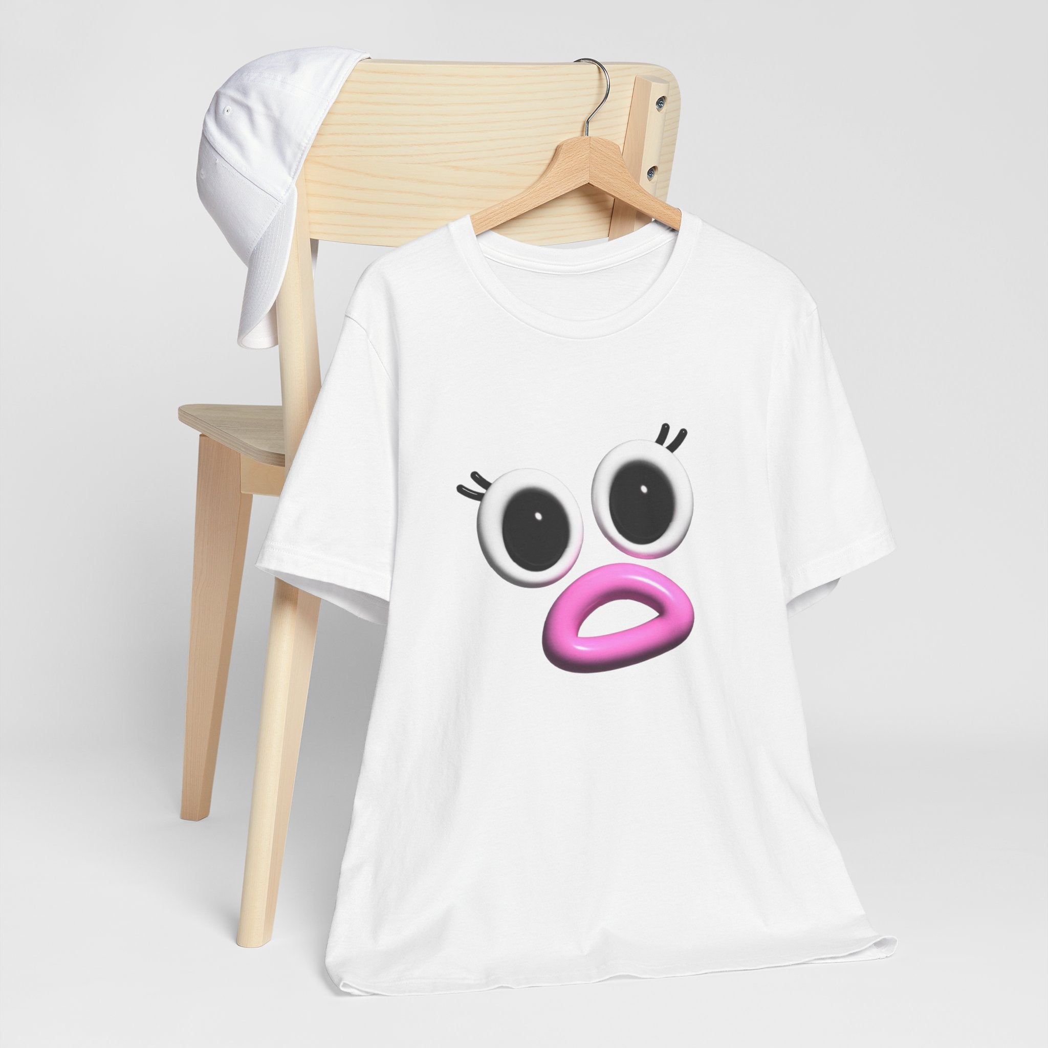 OMG Speechless Face T-Shirt – Funny Shocked Reaction Mood Tee