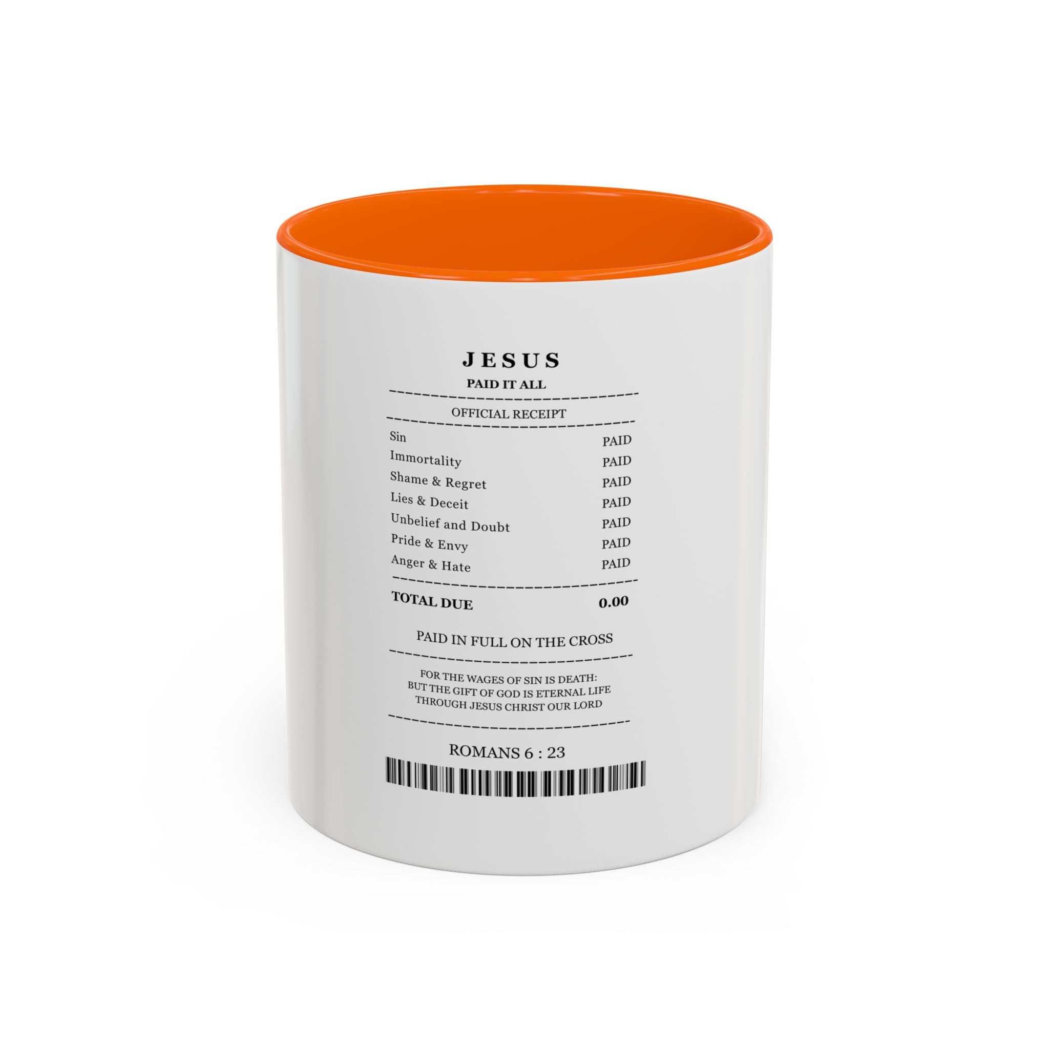 Jesus 'Paid in Full' Coffee Mug (11/15oz) | Faith Based Coffee Mug