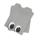 Sad Emoji Face T-Shirt — Cute Pink Pout Graphic Tee