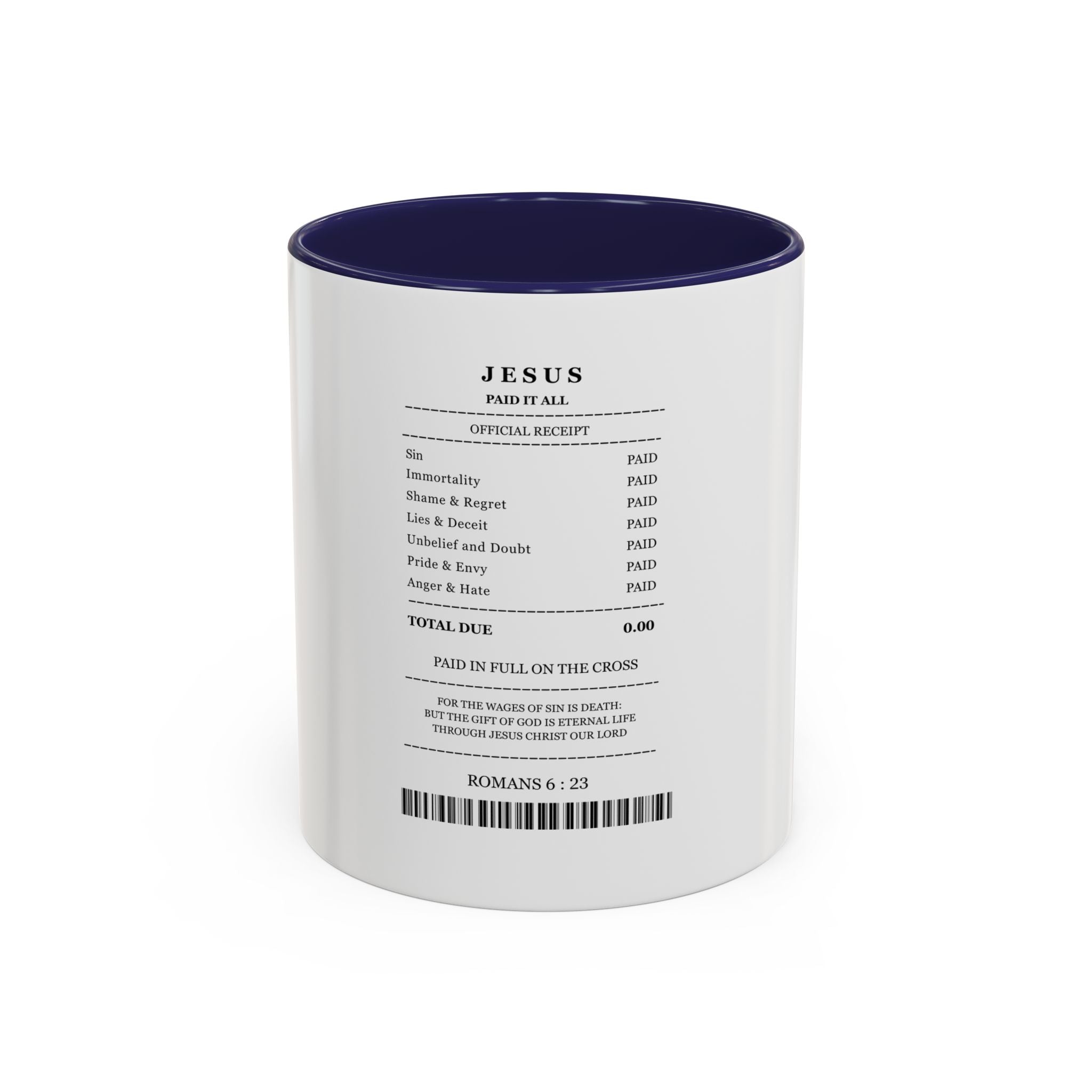 Jesus 'Paid in Full' Coffee Mug (11/15oz) | Faith Based Coffee Mug
