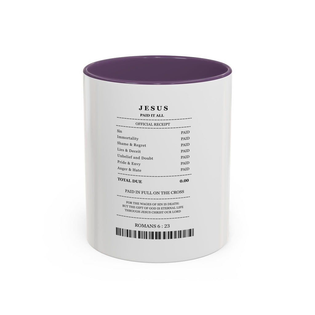 Jesus 'Paid in Full' Coffee Mug (11/15oz) | Faith Based Coffee Mug