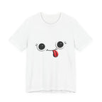 Cute Silly Emoji Face T-Shirt — Minimal Cute Graphic Tee
