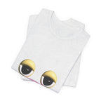 Unimpressed Mood Face T-Shirt – Funny Minimalist Graphic Tee Face