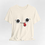 Cute Silly Emoji Face T-Shirt — Minimal Cute Graphic Tee
