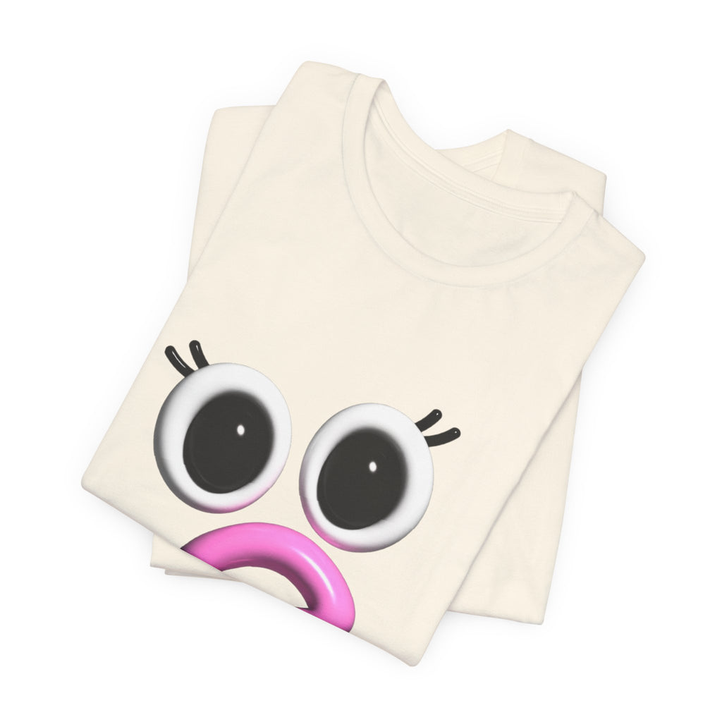 OMG Speechless Face T-Shirt – Funny Shocked Reaction Mood Tee