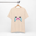 Sad but cute Emoji Face T-Shirt — Minimal Relatable Aesthetic Graphic Tee