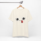 Cute Silly Emoji Face T-Shirt — Minimal Cute Graphic Tee