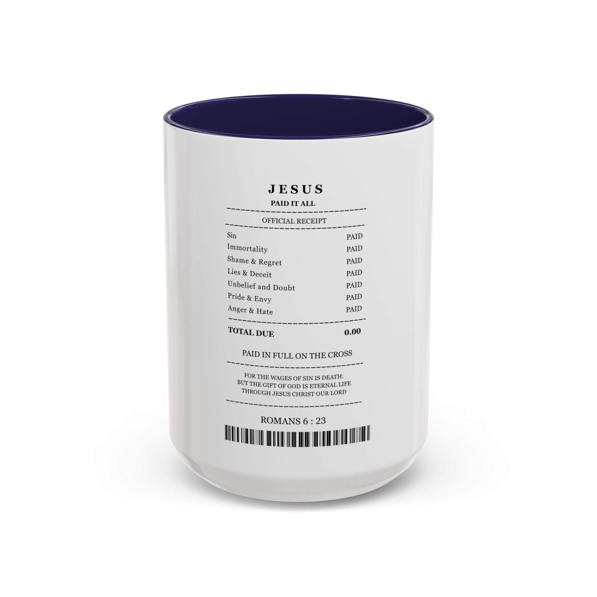 Jesus 'Paid in Full' Coffee Mug (11/15oz) | Faith Based Coffee Mug