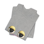 Unimpressed Mood Face T-Shirt – Funny Minimalist Graphic Tee Face