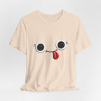 Cute Silly Emoji Face T-Shirt — Minimal Cute Graphic Tee